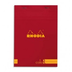 RHODIA Bloc coloR agrafé...